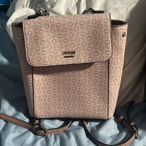 Guess light pink backpack